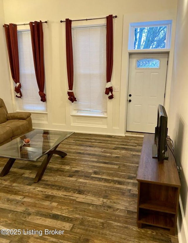 809 S Shelby St, Louisville, KY 40203 - entrance foyer featuring dark wood-style flooring