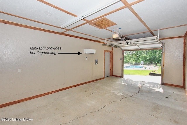 2004 Kepley Rd, Georgetown, IN 47122 - garage with a garage door opener and an outdoor pool