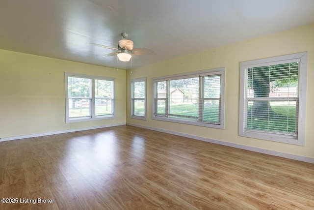 766 Pottershop Rd, Bardstown, KY 40004 - empty room featuring wood finished floors and ceiling fan