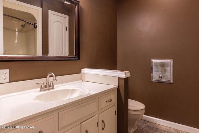766 Pottershop Rd, Bardstown, KY 40004 - full bath featuring vanity, tile patterned flooring, and a shower