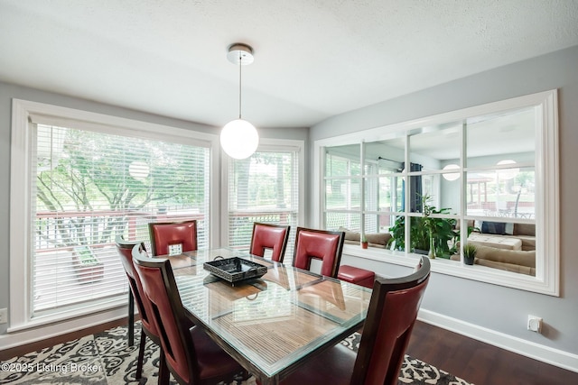 2508 Windsor Forest Dr, Louisville, KY 40272 - dining space with baseboards, healthy amount of natural light, and dark wood finished floors