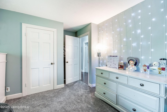 2508 Windsor Forest Dr, Louisville, KY 40272 - bedroom featuring dark carpet and baseboards