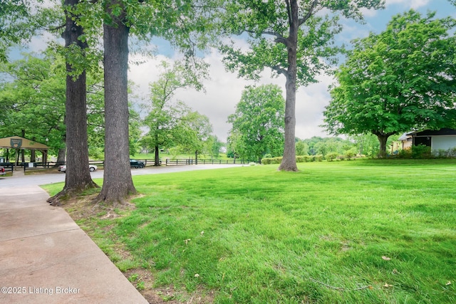 2508 Windsor Forest Dr, Louisville, KY 40272 - view of yard with a gazebo