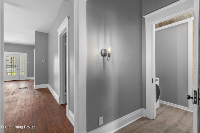 4015 S 5th St, Louisville, KY 40214 - hall with wood finished floors and baseboards