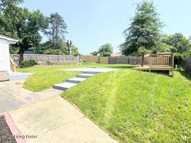 7402 Nottoway Cir, Louisville, KY 40214 - view of fenced backyard