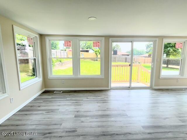 7402 Nottoway Cir, Louisville, KY 40214 - view of unfurnished sunroom