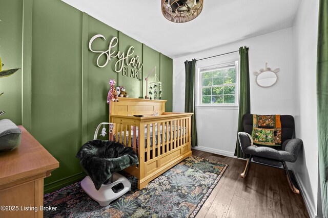 9712 Keys Ferry Rd, Fairdale, KY 40118 - bedroom featuring wood finished floors and baseboards