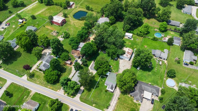 9712 Keys Ferry Rd, Fairdale, KY 40118 - aerial view of property's location with nearby suburban area