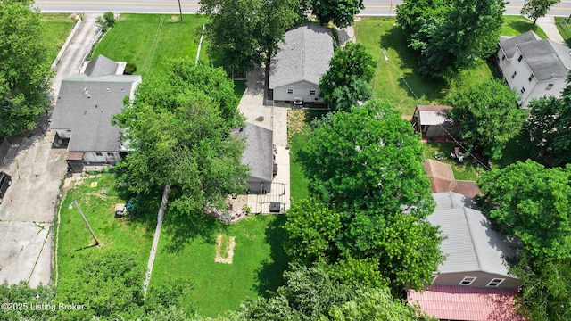 9712 Keys Ferry Rd, Fairdale, KY 40118 - aerial perspective of suburban area