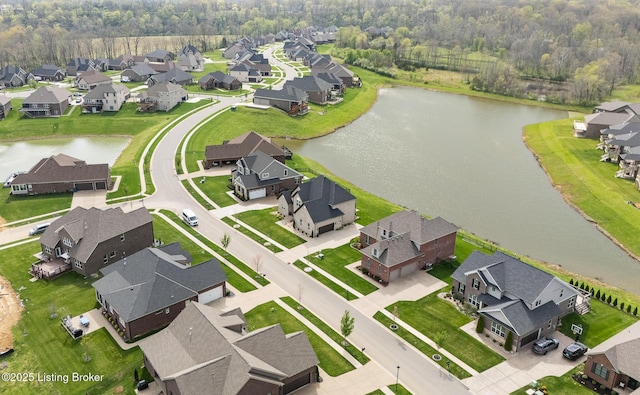 2004 Scenic Lakes Dr, Louisville, KY 40245 - aerial perspective of suburban area with a nearby body of water