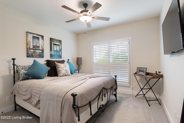 14829 Ava Brook Cir, Louisville, KY 40245 - carpeted bedroom with baseboards and ceiling fan
