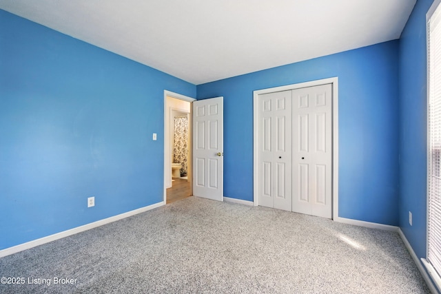 4303 Fence Pl, Louisville, KY 40241 - unfurnished bedroom featuring carpet flooring, baseboards, and a closet