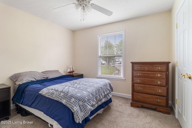 1421 W Elm Rd, Radcliff, KY 40160 - carpeted bedroom featuring baseboards and a ceiling fan