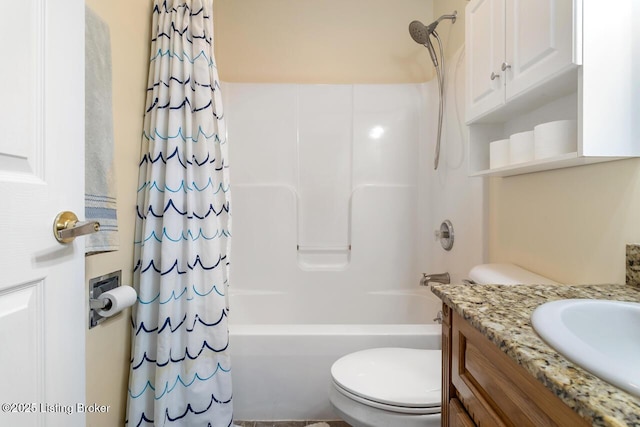 1421 W Elm Rd, Radcliff, KY 40160 - full bathroom with toilet, shower / tub combo, and vanity