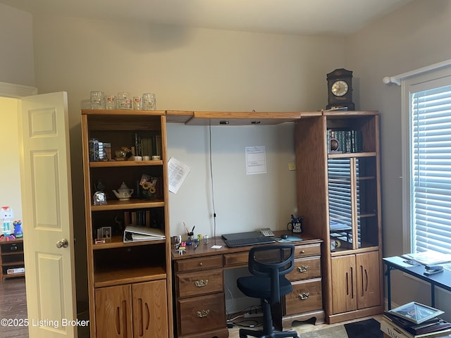 6008 Cottage Ln, Crestwood, KY 40014 - office area featuring wood finished floors