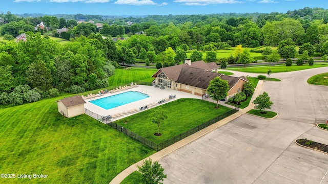 7811 Ingram Way, Crestwood, KY 40014 - bird's eye view of a pool
