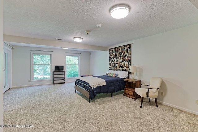 6311 Fible Ln, Crestwood, KY 40014 - carpeted bedroom featuring a textured ceiling and baseboards