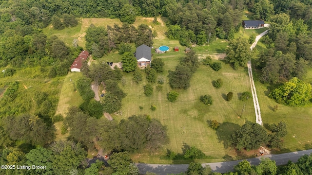 622 Hillcreek Dr, Elizabethtown, KY 42701 - aerial overview of property's location featuring rural landscape