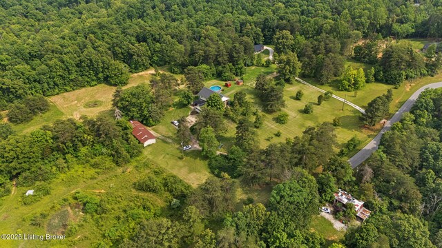 622 Hillcreek Dr, Elizabethtown, KY 42701 - aerial view of property's location featuring a forest