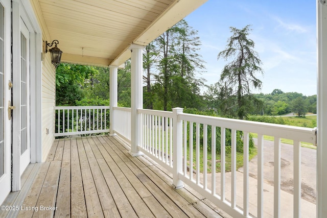 622 Hillcreek Dr, Elizabethtown, KY 42701 - porch featuring view of scattered trees