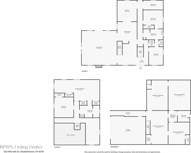 622 Hillcreek Dr, Elizabethtown, KY 42701 - property floor plan