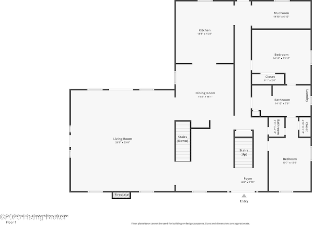 622 Hillcreek Dr, Elizabethtown, KY 42701 - floor plan / room layout