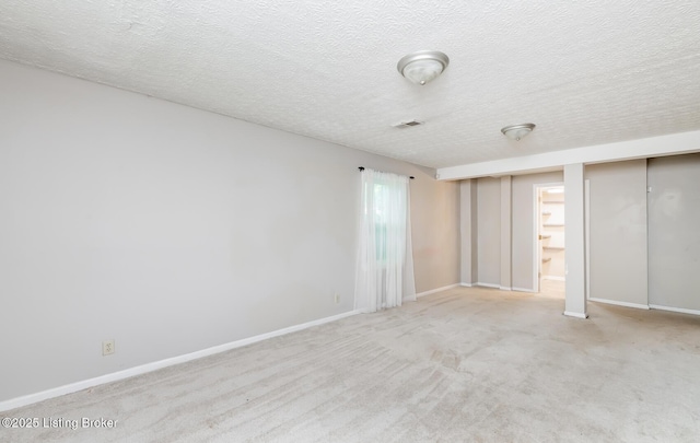 211 Rebel Dr, Pewee Valley, KY 40056 - unfurnished bedroom with a textured ceiling, carpet, and baseboards