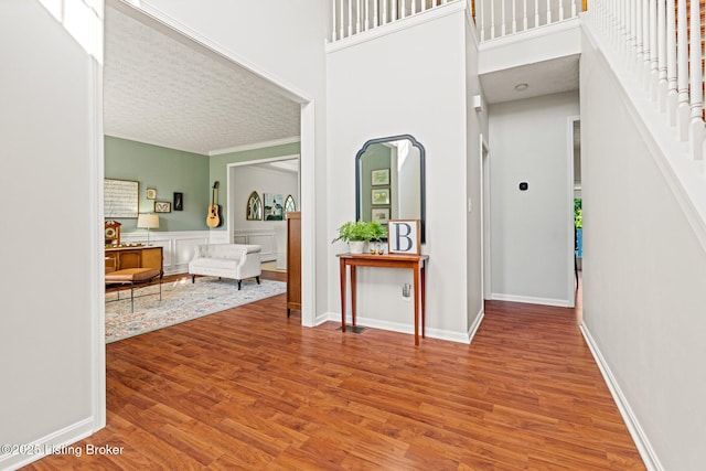 5500 Worthington Place Dr, Louisville, KY 40241 - foyer with wood finished floors, stairway, and a high ceiling