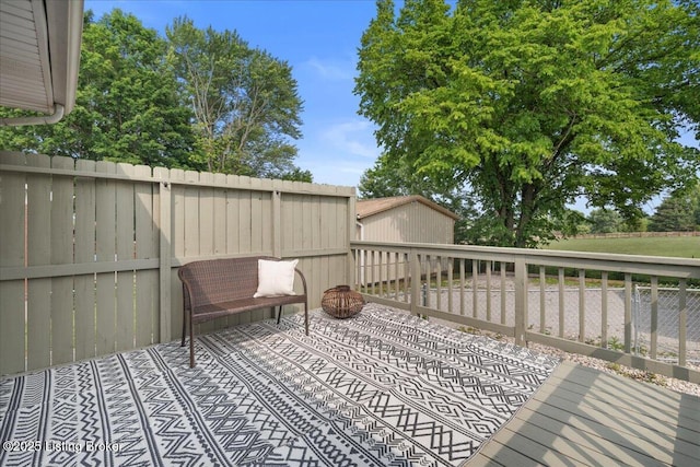 4311 Wendy Hills Dr, Crestwood, KY 40014 - view of wooden terrace