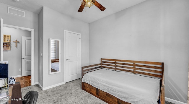 125 Bridlewood Dr, Shepherdsville, KY 40165 - bedroom with carpet flooring and ceiling fan