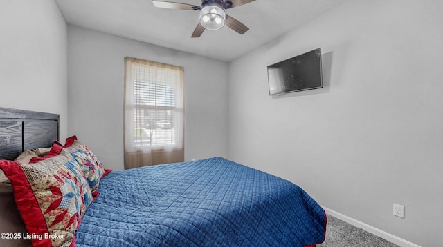 125 Bridlewood Dr, Shepherdsville, KY 40165 - carpeted bedroom with baseboards and ceiling fan