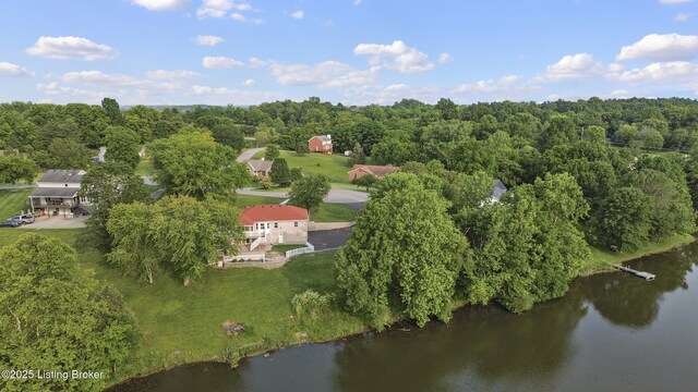3205 Lake Pointe Ct, Crestwood, KY 40014 - aerial overview of property's location with a nearby body of water