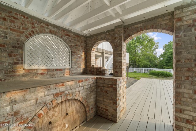 3205 Lake Pointe Ct, Crestwood, KY 40014 - view of wooden terrace