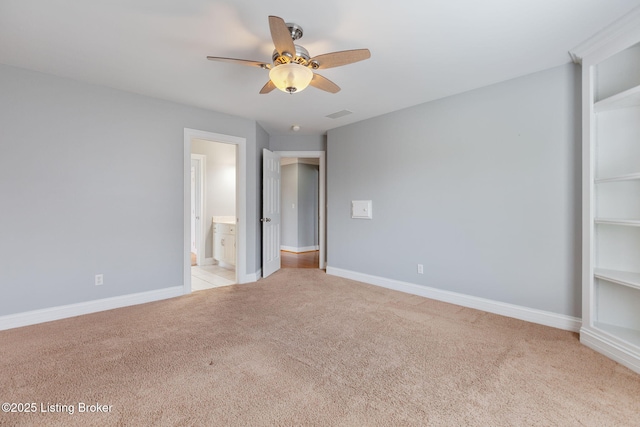 15108 Chestnut Ridge Cir, Louisville, KY 40245 - unfurnished bedroom featuring light colored carpet, baseboards, and ensuite bath