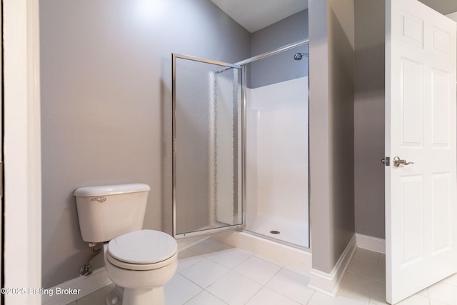 15108 Chestnut Ridge Cir, Louisville, KY 40245 - full bath with a stall shower, toilet, and tile patterned flooring