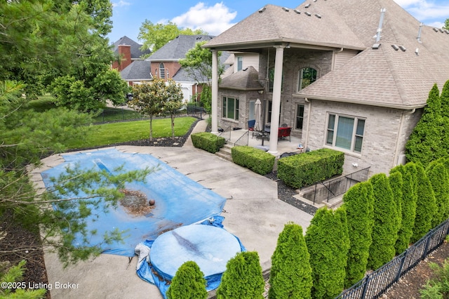 15108 Chestnut Ridge Cir, Louisville, KY 40245 - view of pool featuring a patio and a fenced backyard