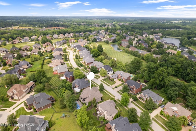 15108 Chestnut Ridge Cir, Louisville, KY 40245 - aerial view of property's location with a large body of water and nearby suburban area