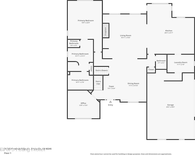 15108 Chestnut Ridge Cir, Louisville, KY 40245 - room layout