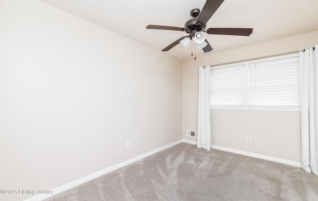 922 Fenley Ave, Louisville, KY 40222 - carpeted empty room with ceiling fan and baseboards