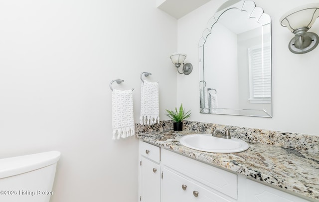 922 Fenley Ave, Louisville, KY 40222 - half bathroom featuring vanity and toilet