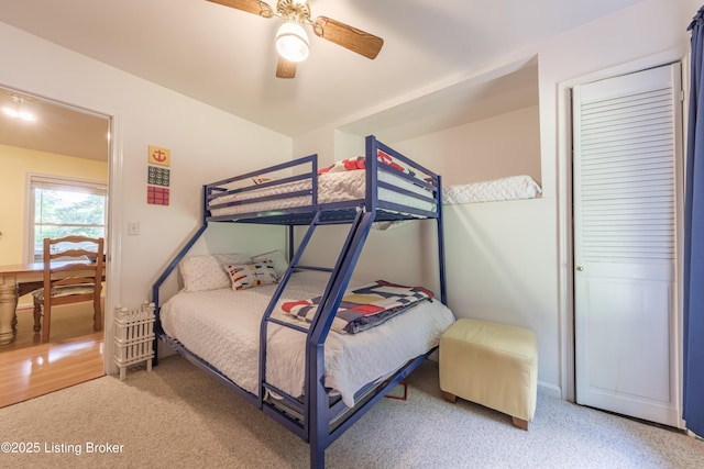 524 Lake Forest Ln, Westview, KY 40178 - bedroom featuring carpet flooring and ceiling fan