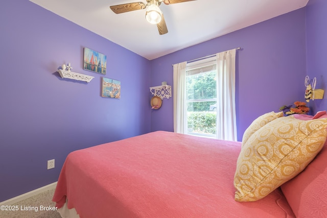 524 Lake Forest Ln, Westview, KY 40178 - bedroom with carpet flooring and a ceiling fan