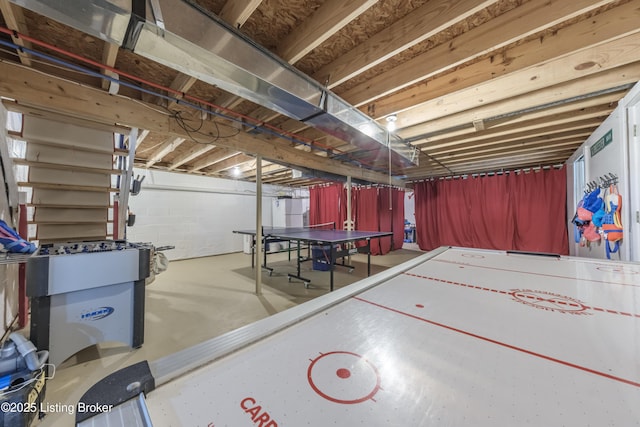 524 Lake Forest Ln, Westview, KY 40178 - playroom featuring concrete floors