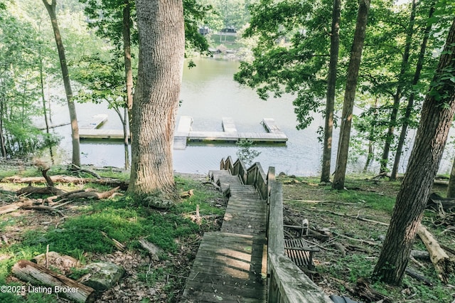 524 Lake Forest Ln, Westview, KY 40178 - dock with a water view