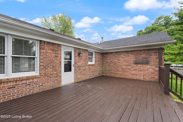 12409 Ledges Dr, Louisville, KY 40243 - view of wooden deck