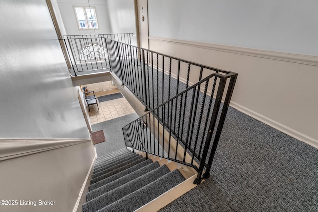 10 Dupont Way Unit 6, Louisville, KY 40207 - stairway with carpet