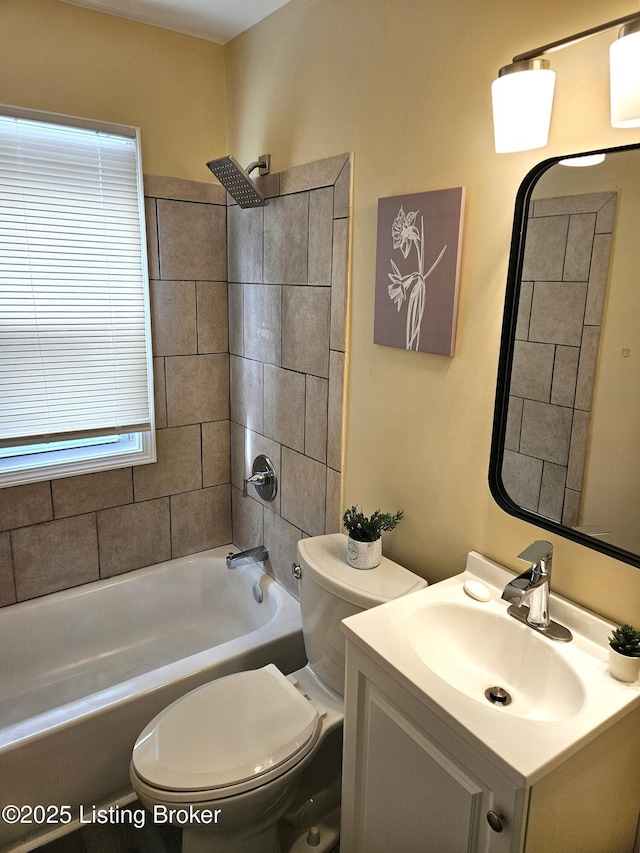 1165 Lincoln Ave, Louisville, KY 40208 - full bathroom with toilet, shower / tub combination, and vanity