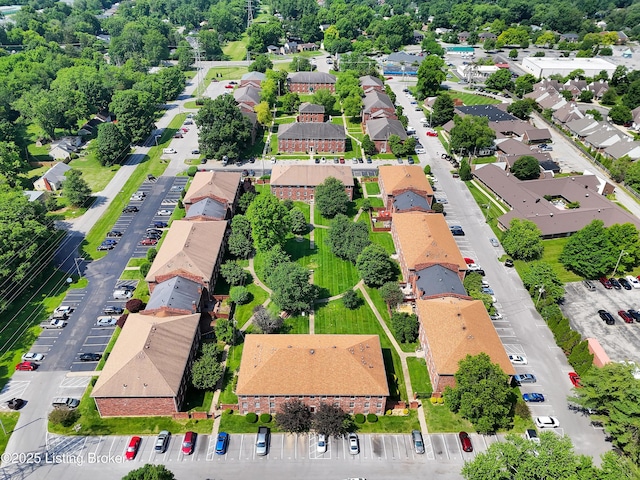 1008 Lake Way Unit D12, Louisville, KY 40222 - aerial view of property and surrounding area featuring nearby suburban area