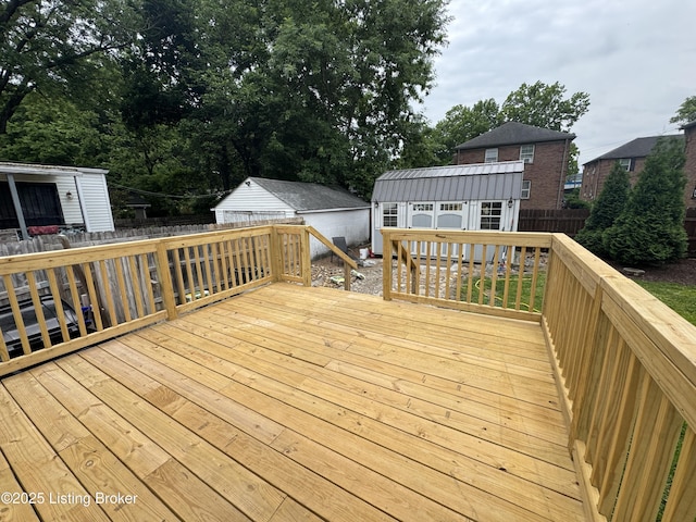 1236 Carrico Ave, Louisville, KY 40215 - wooden terrace featuring a fenced backyard