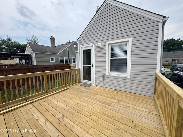 1236 Carrico Ave, Louisville, KY 40215 - view of deck